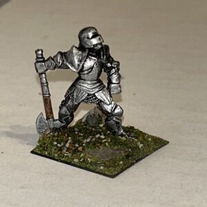 Ral Partha Warhammer Metal Painted Miniature Medieval Knight‎ In Armor